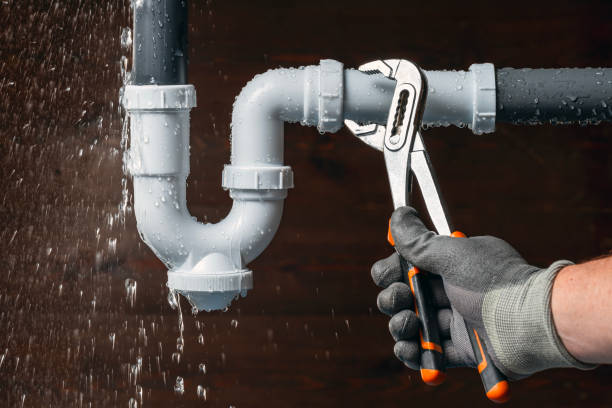Professional Drain Cleaning technician working in Clifton, VA